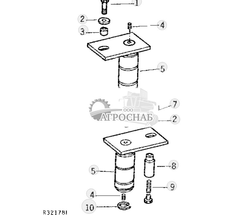 Upper And Lower Hinge Pins 